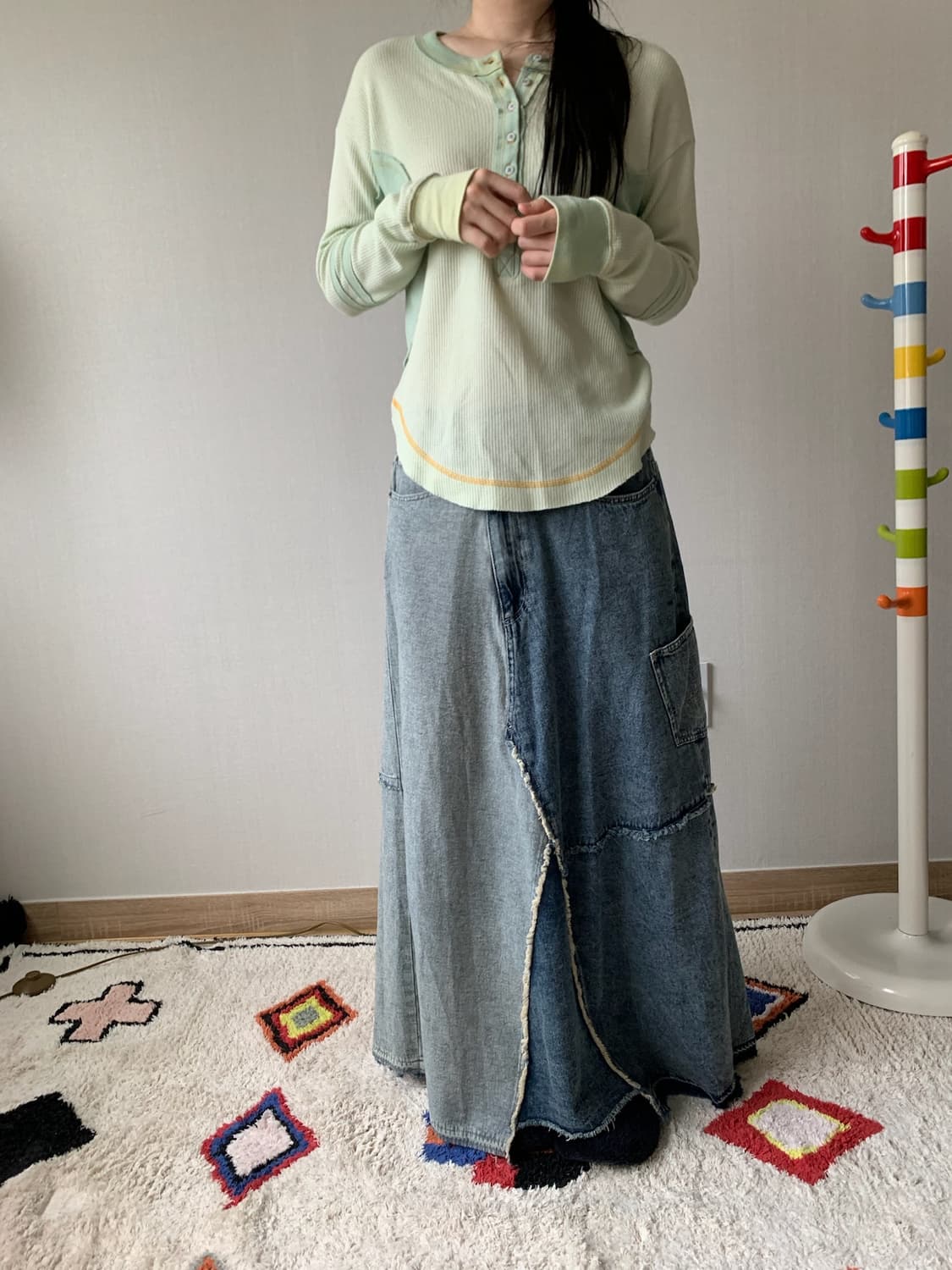 Niko and .. denim re-work skirt 상품이미지3