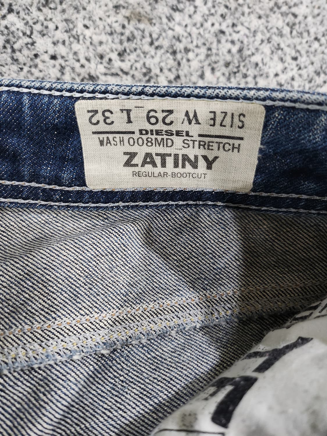 디젤(Diesel) 워싱 데님 팬츠-29 상품이미지8