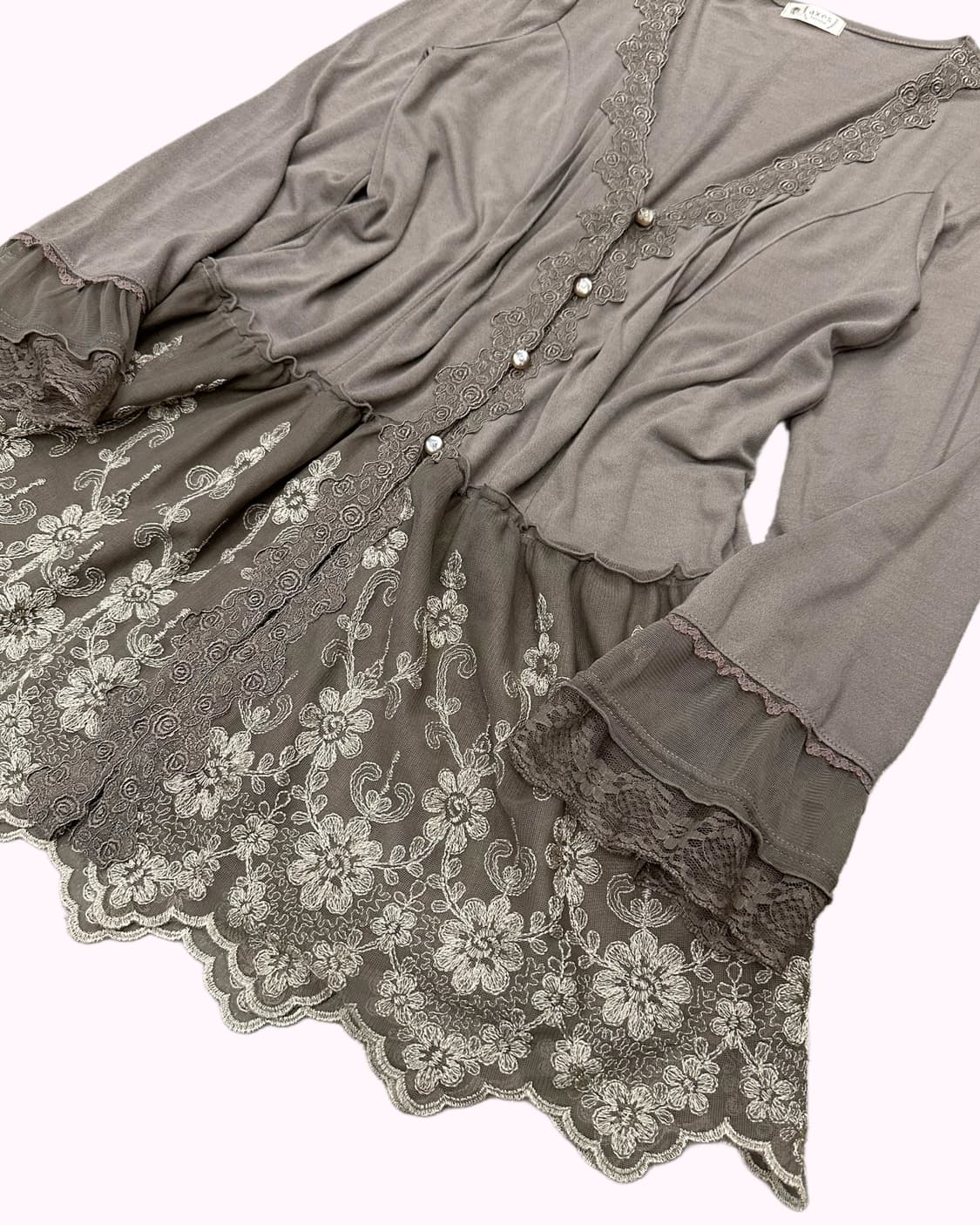 lace cocoa mori cardigan 상품이미지3