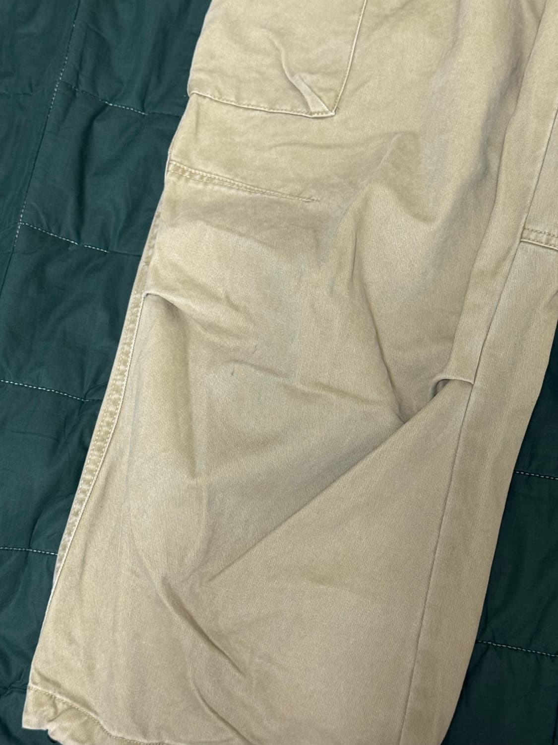 [0]노운 워시드 카고팬츠 베이지 상품이미지4