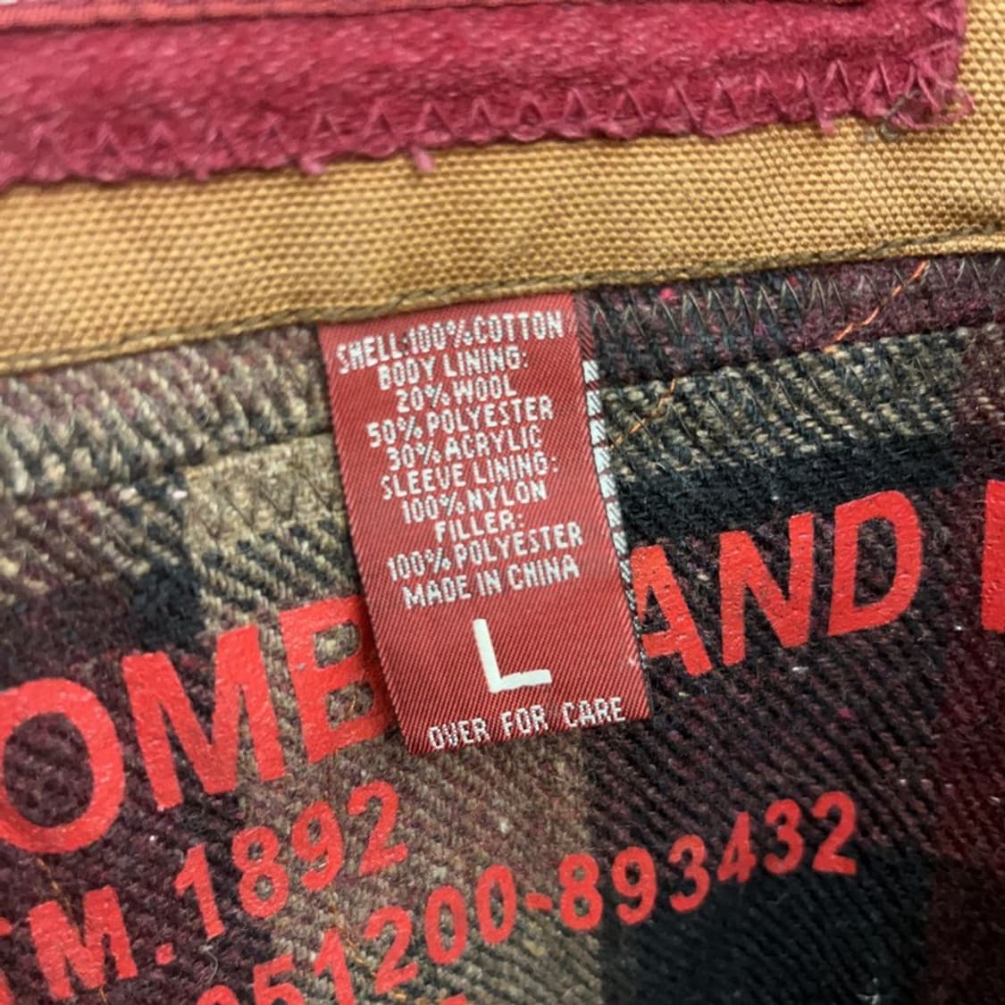 아베크롬비 90's 올드스쿨 빈티지 워크 자켓 L C06581 상품이미지6