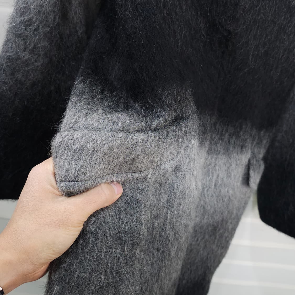 일본 PONTETORTO 그라데이션 울코트- 우먼1 상품이미지5