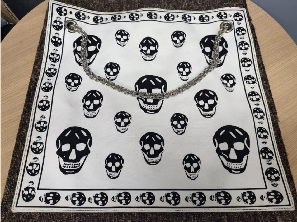 ALEXANDER McQUEEN 정품 스컬 프린트 더플백  상품이미지1