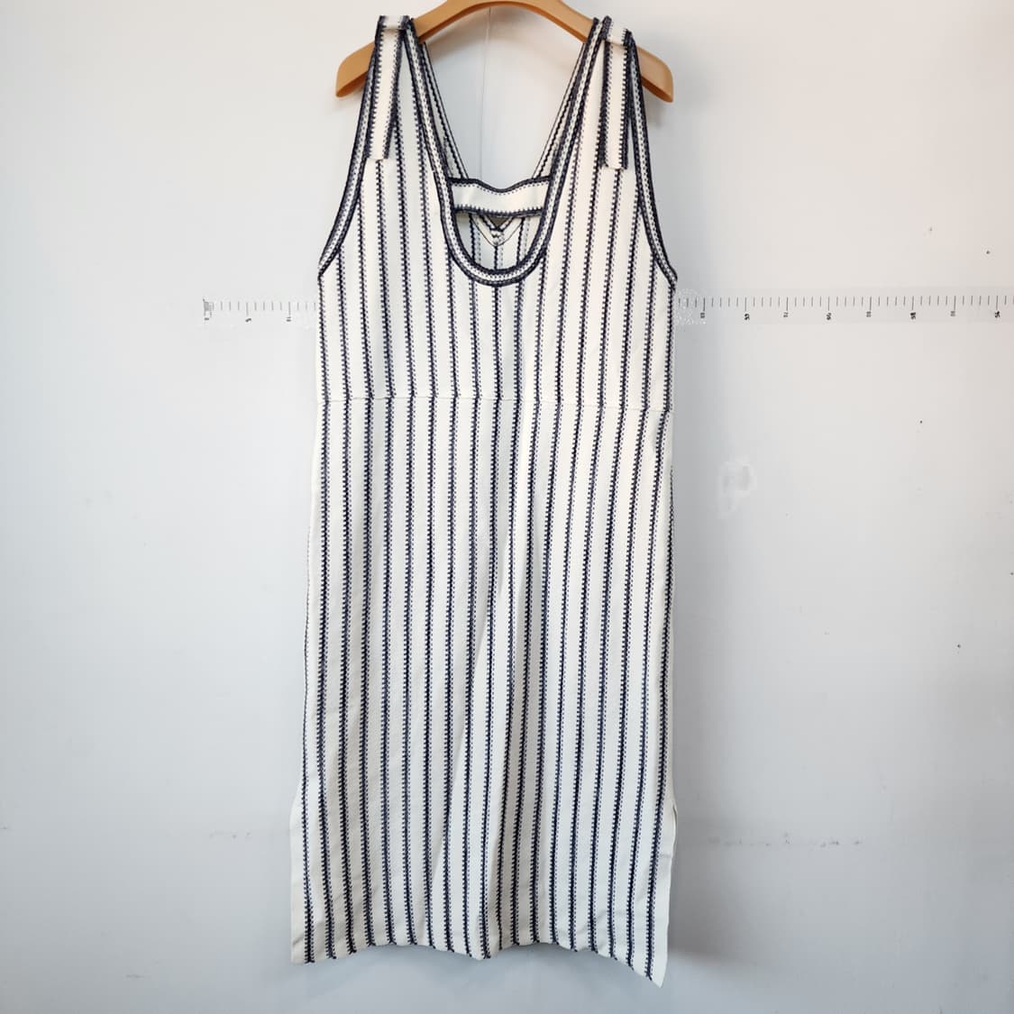 율라존슨 스트라이프 니트 민소매 원피스 상품이미지3