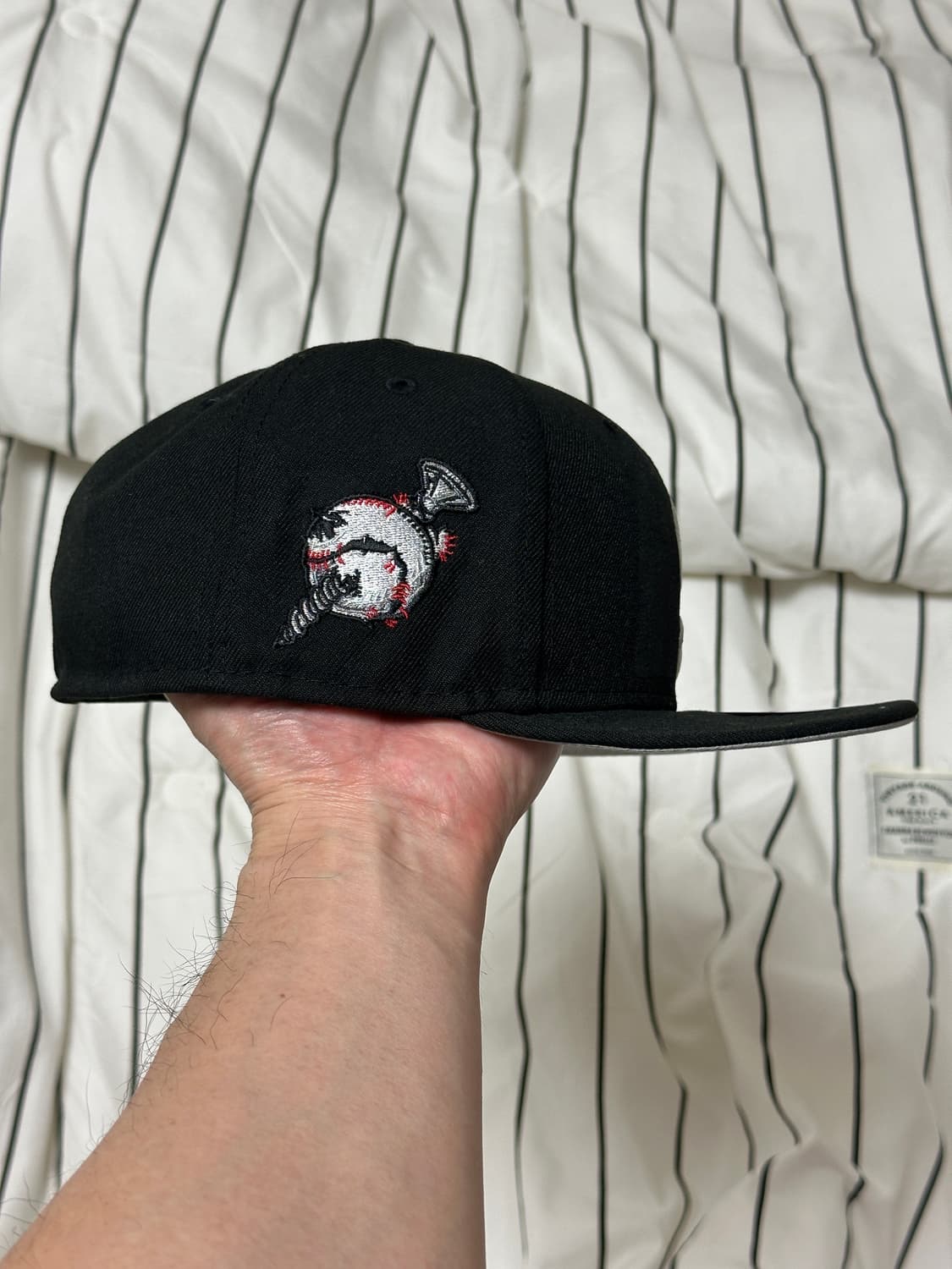 슈프림x뉴에라 스크류볼 S 로고 블랙(714/57.7cm) 상품이미지6