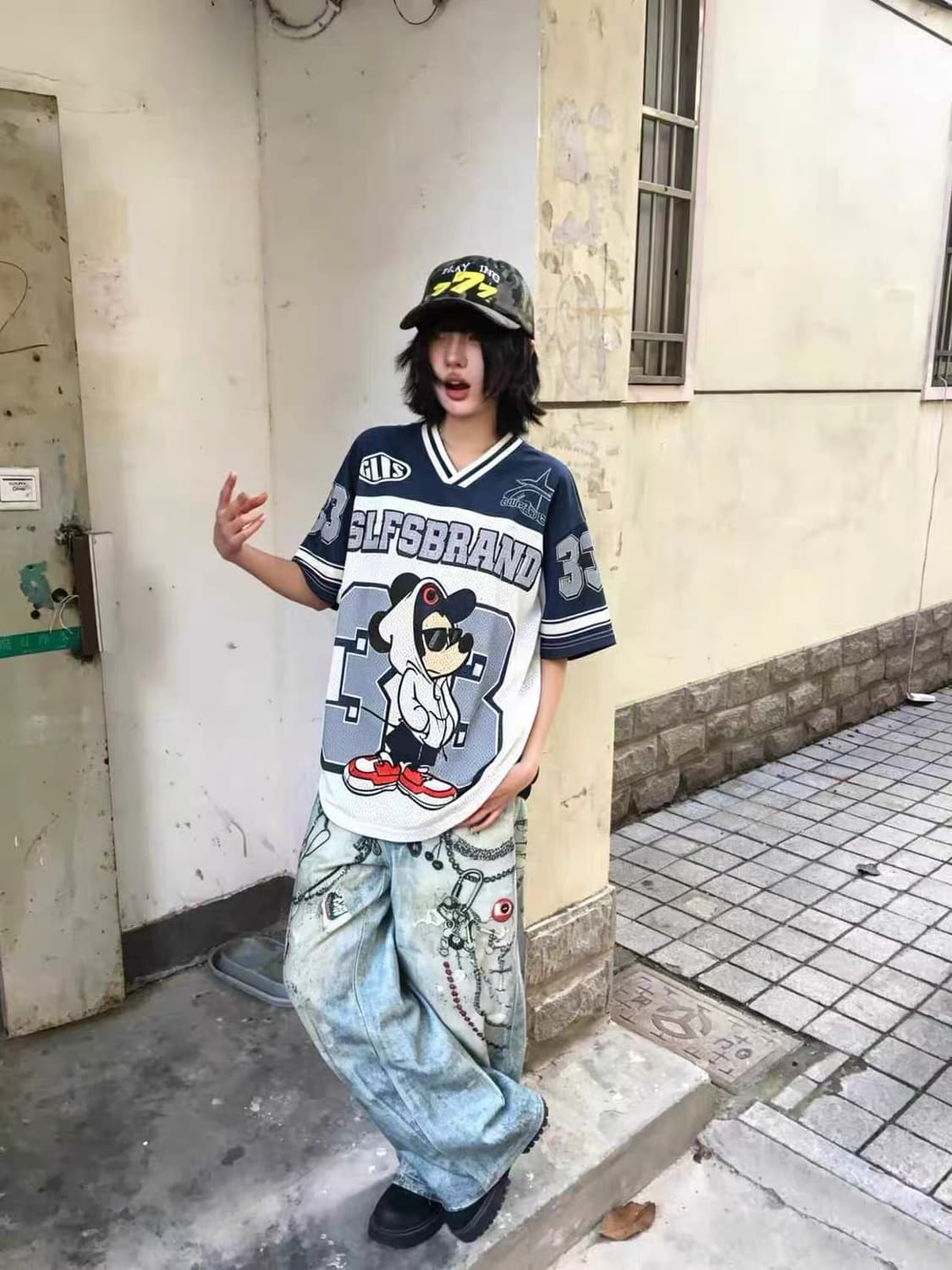 GLFS 미키 풋볼 져지 상품이미지2