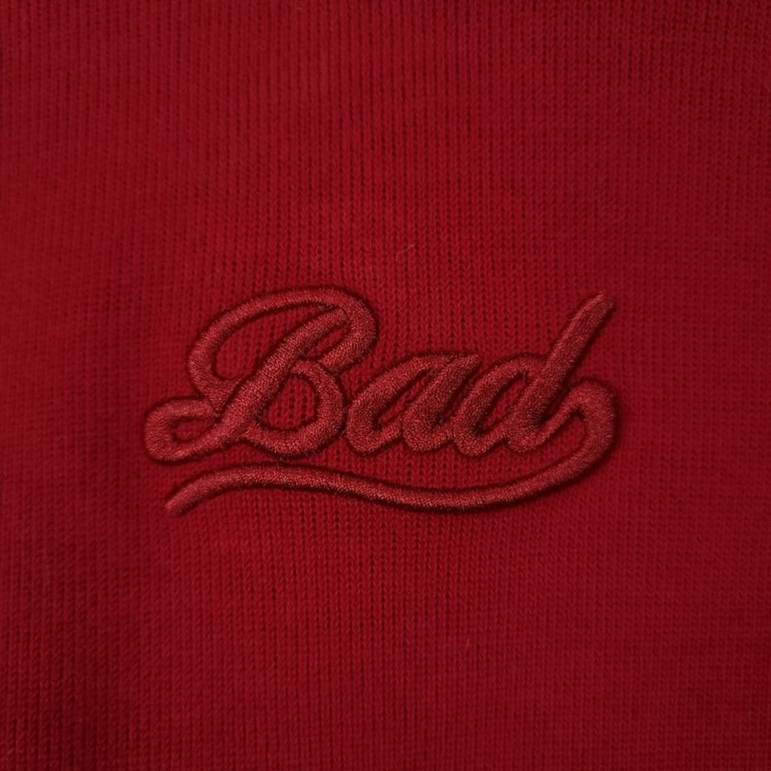 [배드블러드] 오프숄더 오버핏 후드티 버건디 M19899 상품이미지7