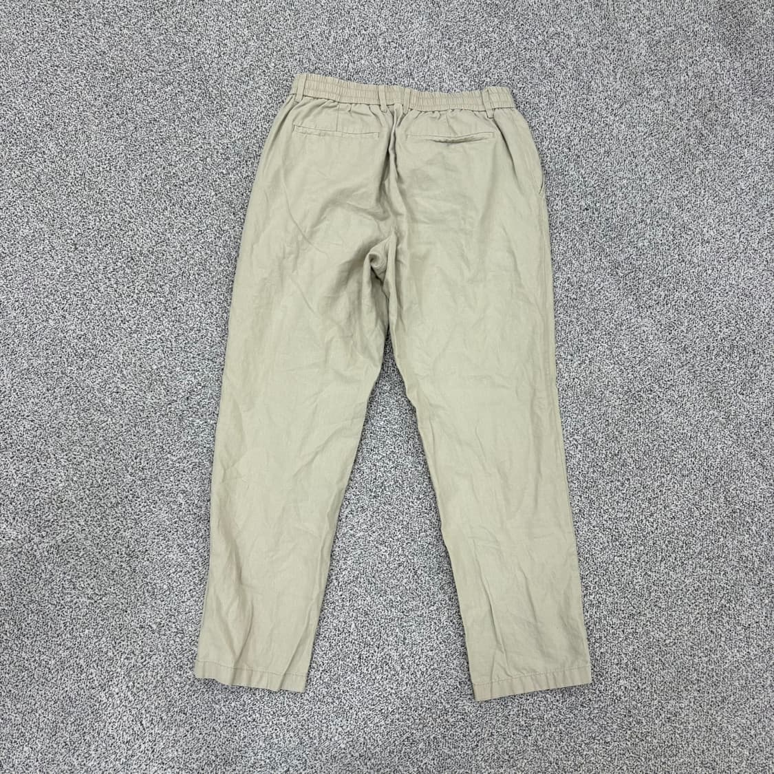 30 무신사스탠다드 코튼 린넨 밴딩 바지 0421J 상품이미지3