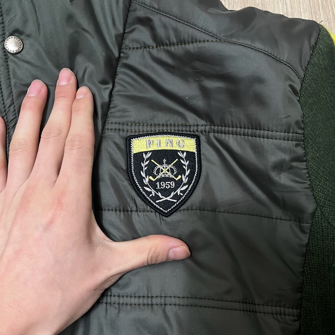 핑 PING 남성 골프웨어 방풍 니트 점퍼 M/95  상품이미지3