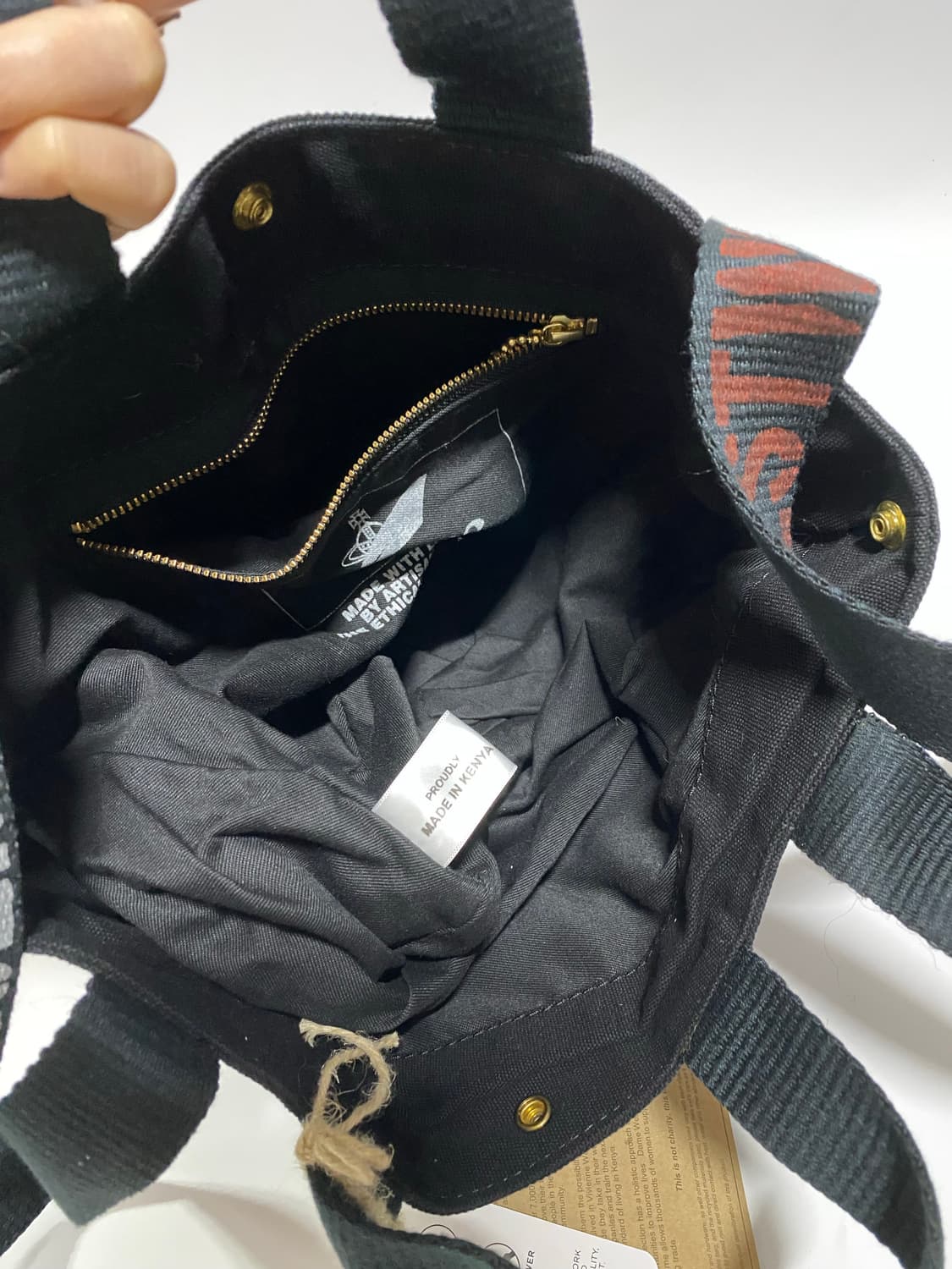 비비안 웨스트우드 스위치 러너 홀달 캔버스 호보백 상품이미지7