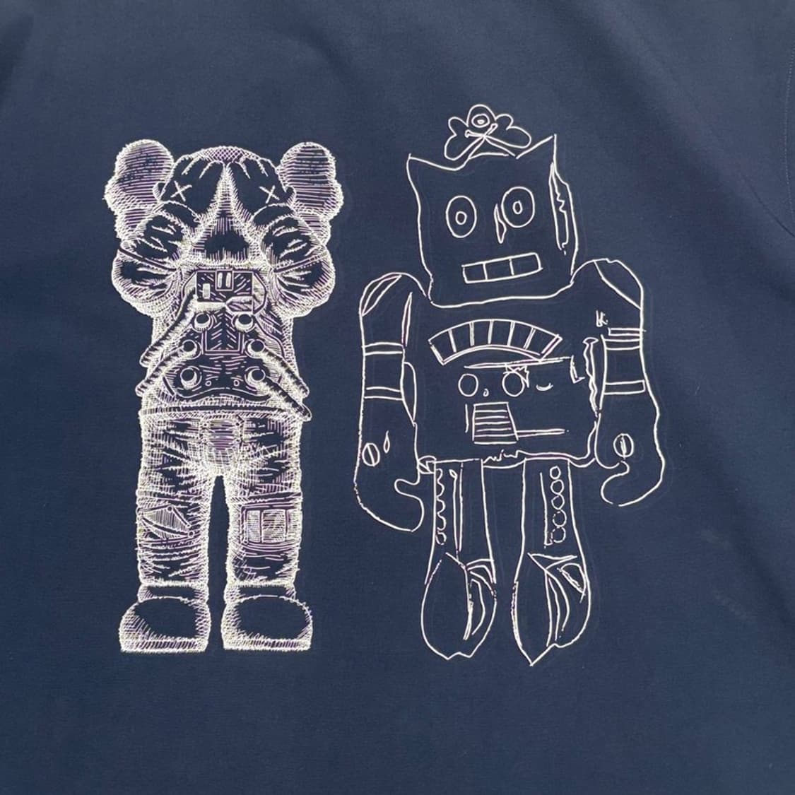 UNIQLO X KAWS X ANDY WARHOL 코치 재킷 네이비4XL 상품이미지6