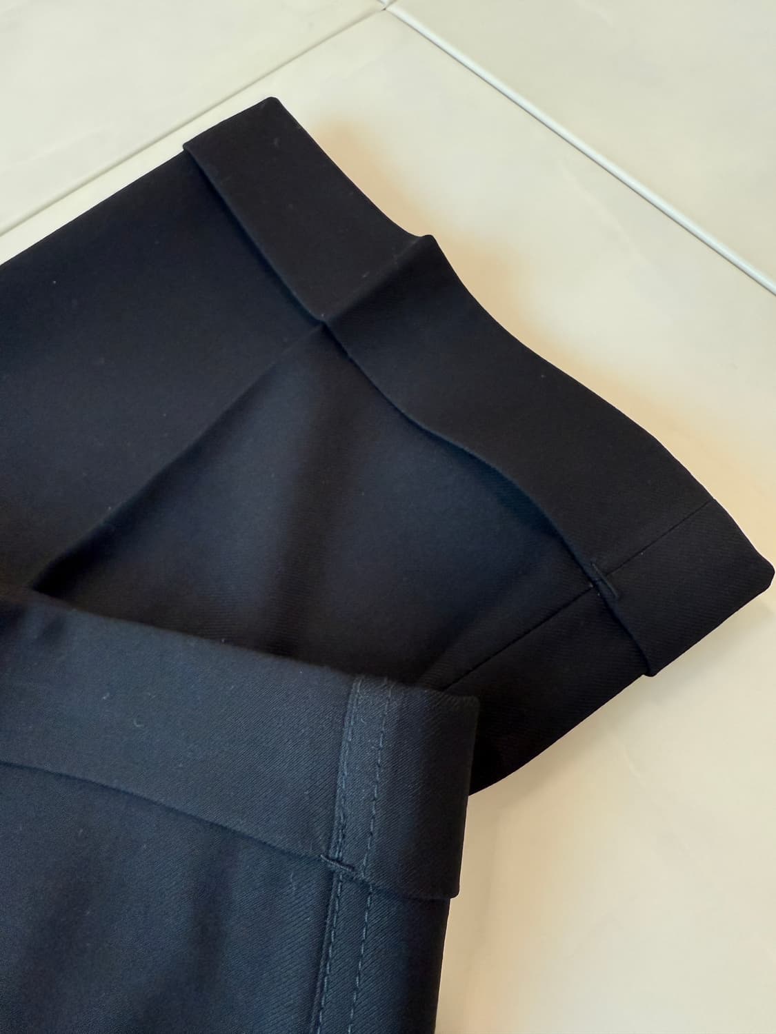 인더로우 스트럭쳐드 슬랙스 블랙 2(32-33) 상품이미지6