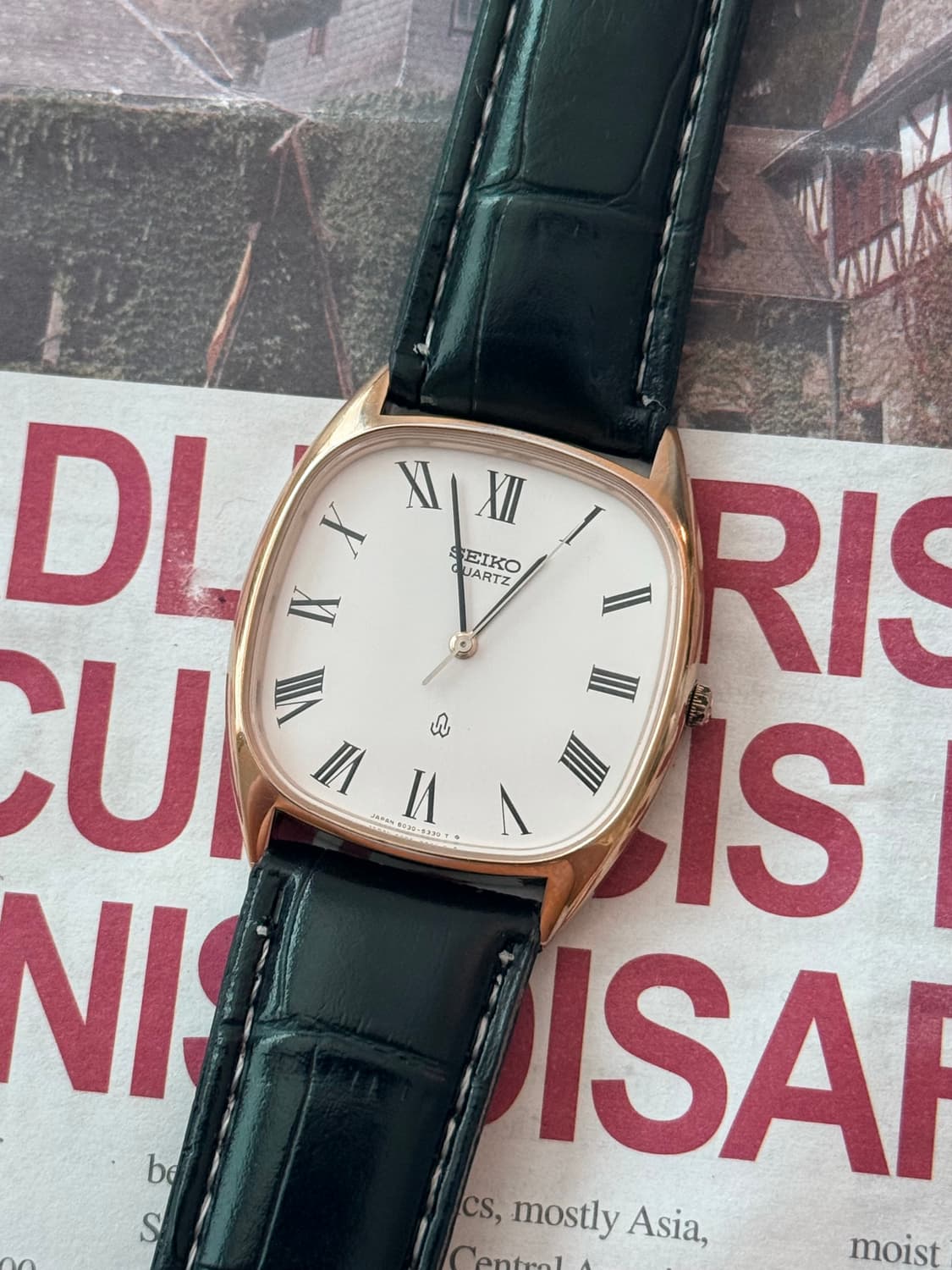 Seiko 세이코 로만 인덱스 스퀘어 쿼츠 상품이미지1