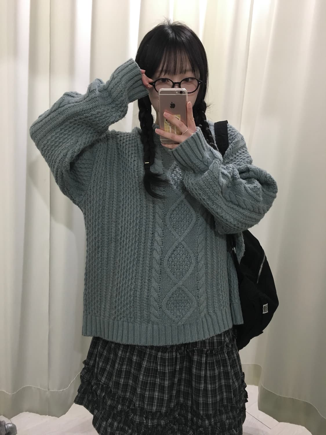 rageblue 꽈배기 오버핏 니트 상품이미지1