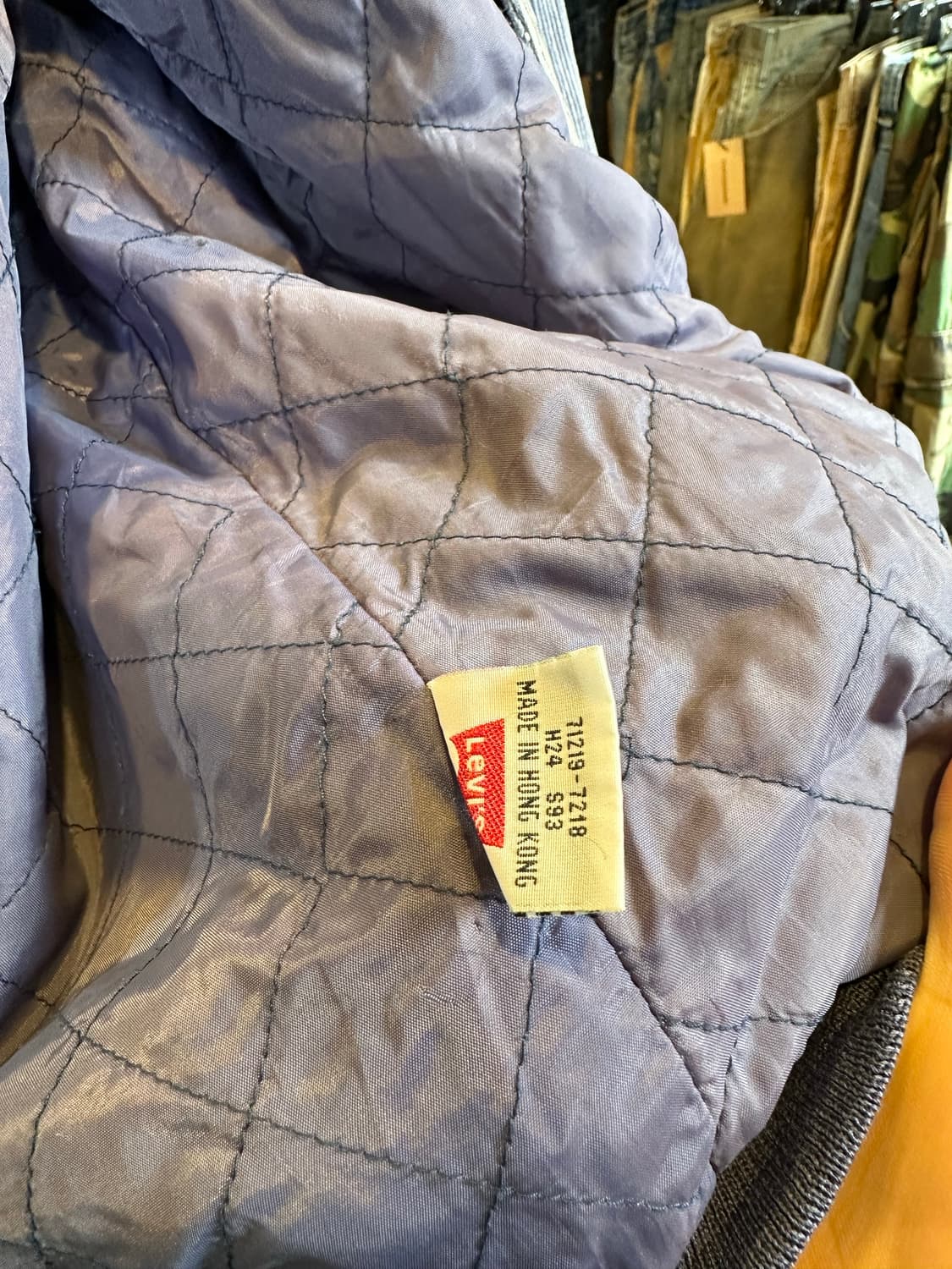 90s 리바이스 페이드 코듀로이 바시티 자켓 상품이미지9