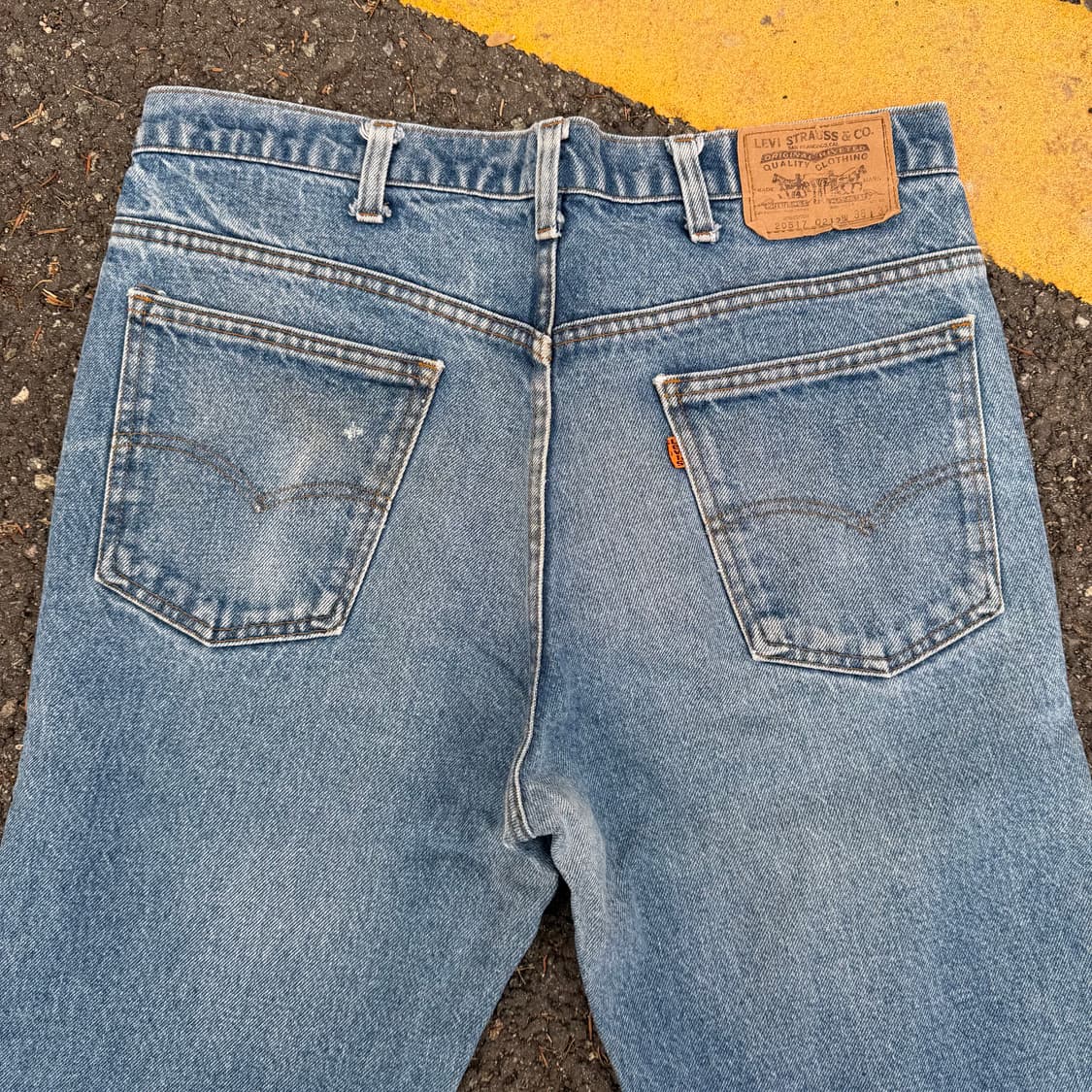 80s USA 빈티지 리바이스 517 오렌지탭 W36 L31 상품이미지6