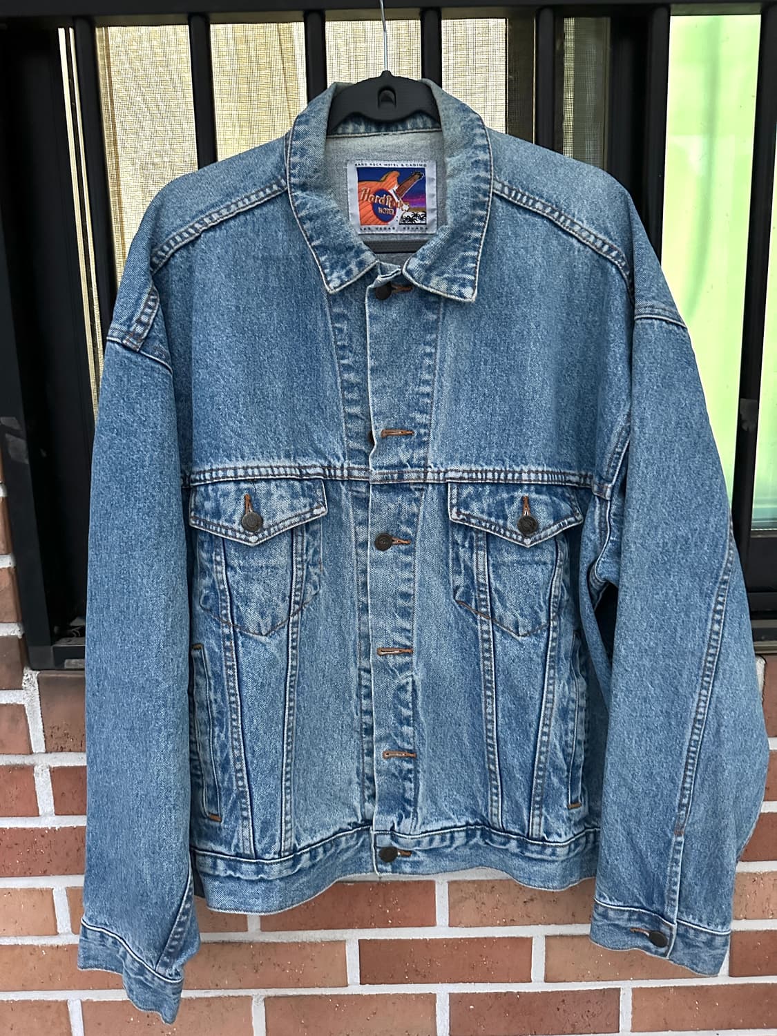 (XL)하드락 데님 트러커 자켓 상품이미지3