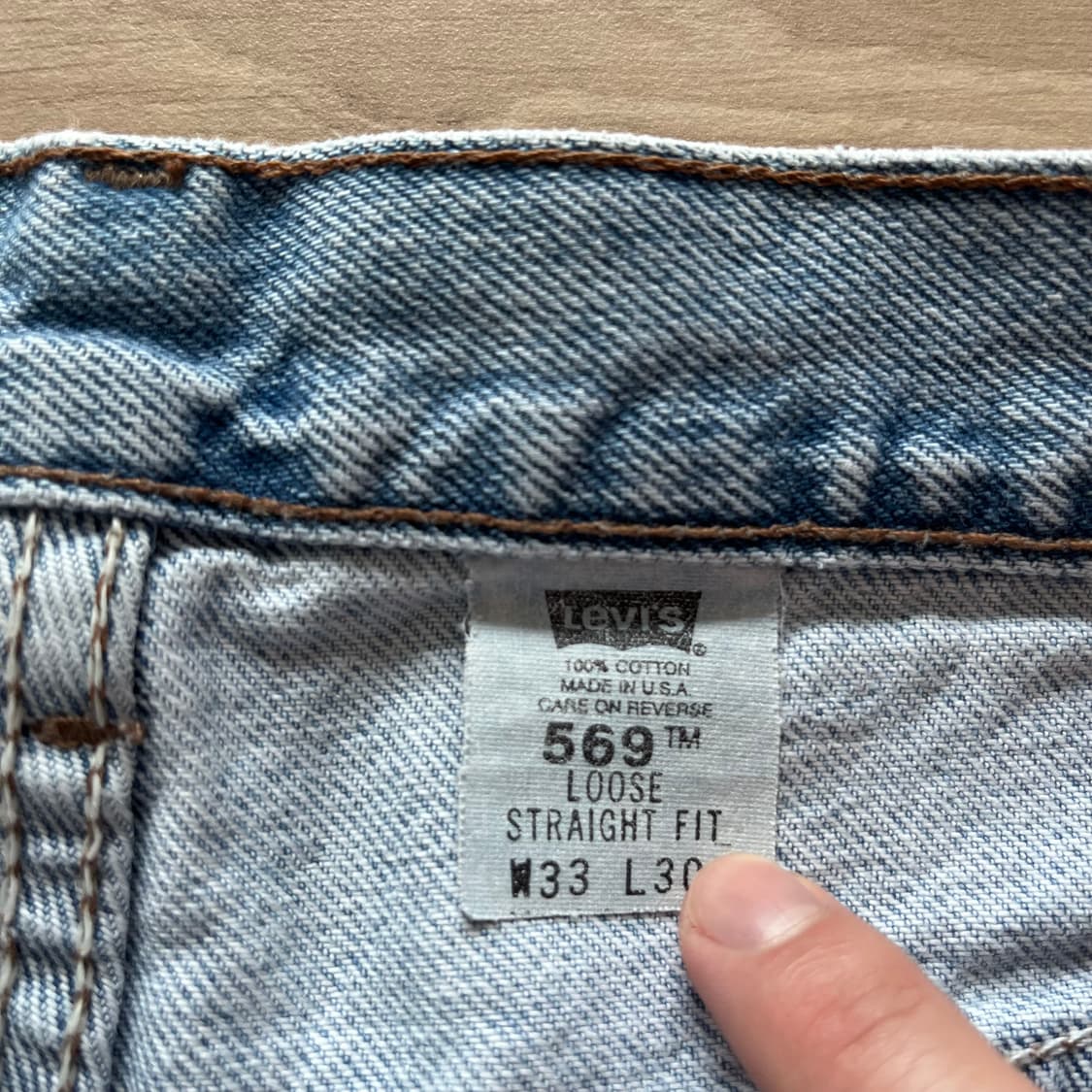[33X30] 빈티지 리바이스 569 made in usa 상품이미지2