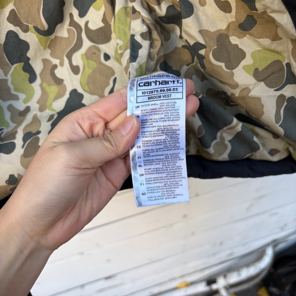 Carhartt 칼하트 패딩 조끼 상품이미지8