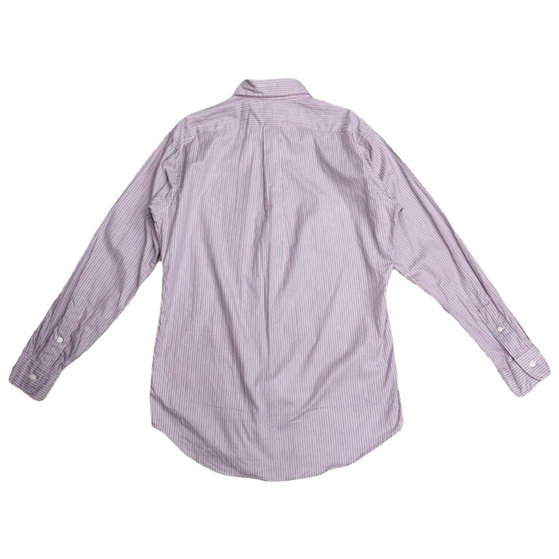 POLO 커스텀핏 퍼플 스트라이프 셔츠 S 상품이미지7