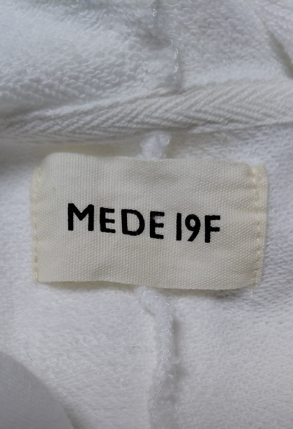 [LL] MEDE 19F 사이드 레이스업 후드 베스트 (화이트) 상품이미지5