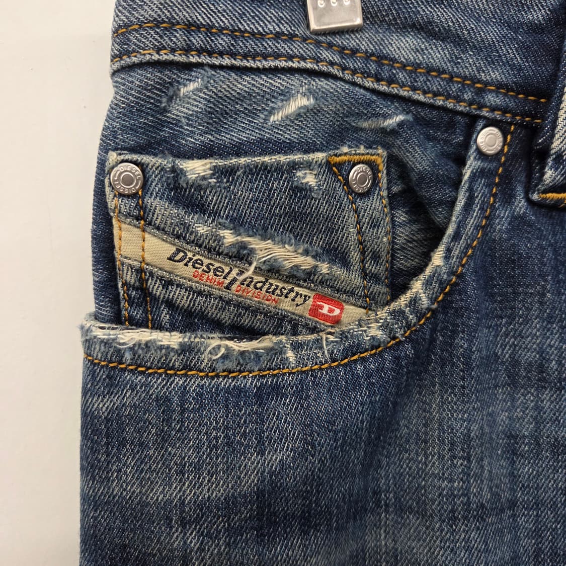 디젤 데님 청바지 데미지 워싱진 31in 상품이미지3