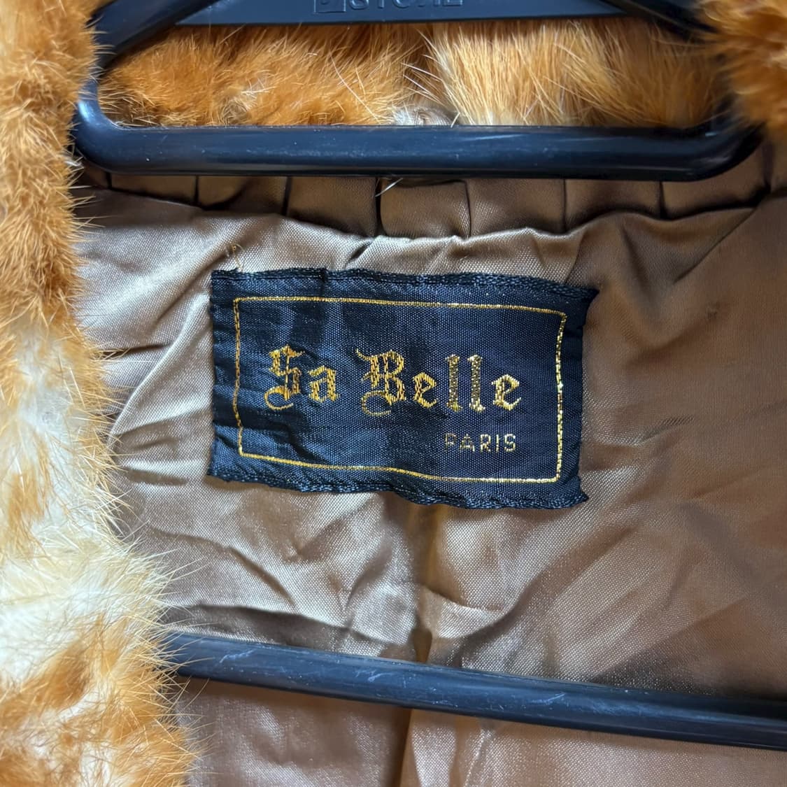 3688 브라운 크롭 가죽 퍼자켓 상품이미지5