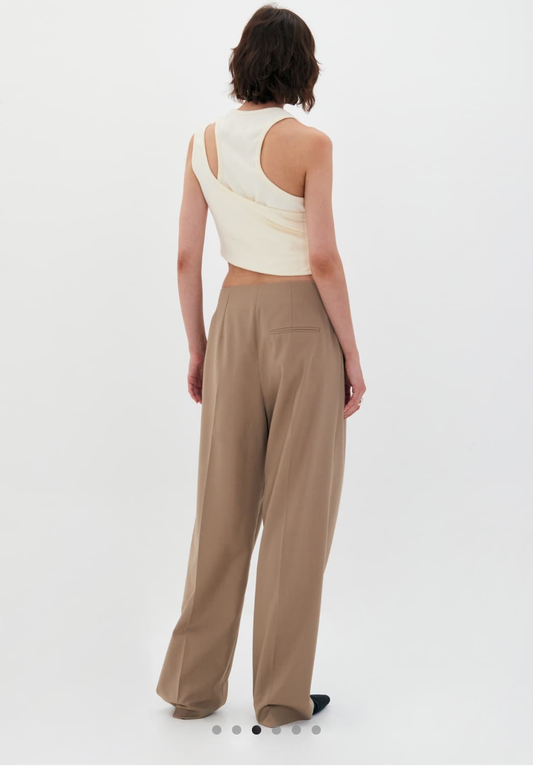 low rise trouser - beige 상품이미지6
