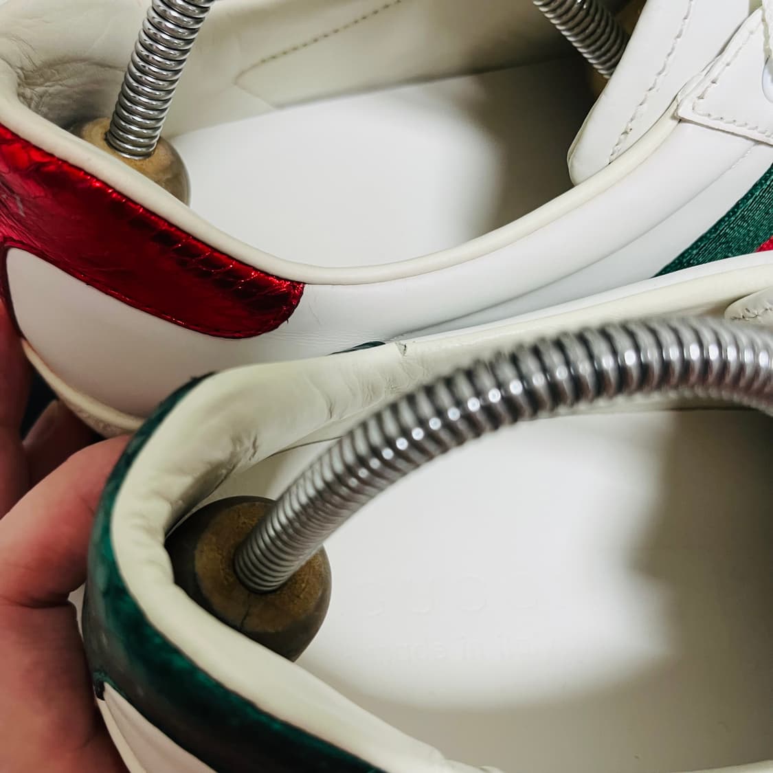  정품 5) 구찌 에이스 자수 꿀벌 스니커즈 250~255 상품이미지6