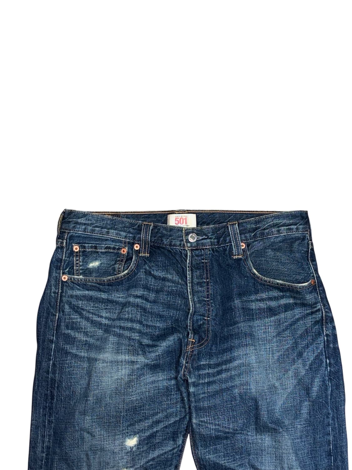 리바이스 501 워싱 데님  상품이미지4