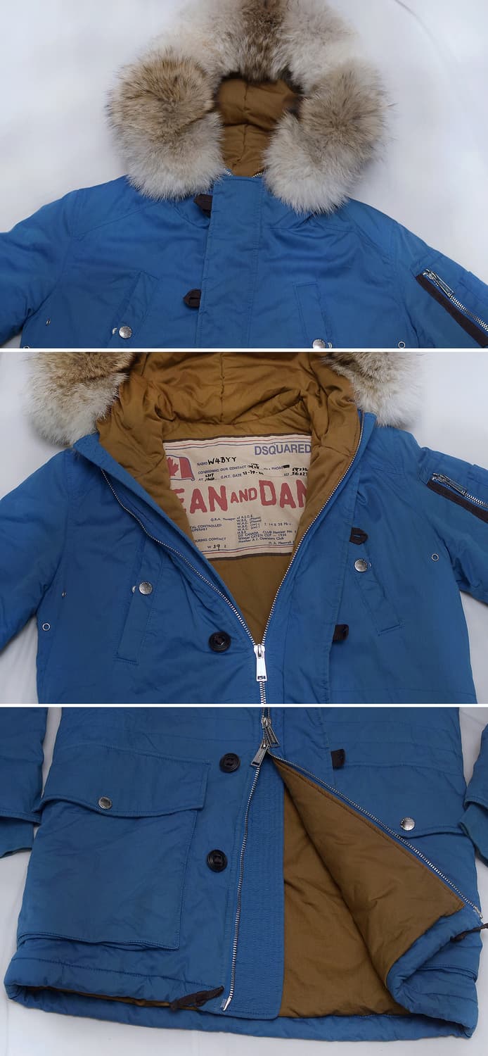 디스퀘어드 몬스터퍼 코튼 캔버스 N3B 야상 롱패딩 (46 / 100+) 상품이미지4