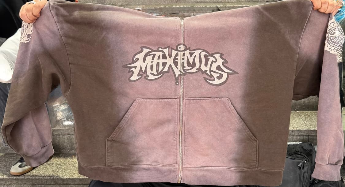 XXL 2XL) 트래비스 스캇 내한 머천 후드집업 상품이미지1