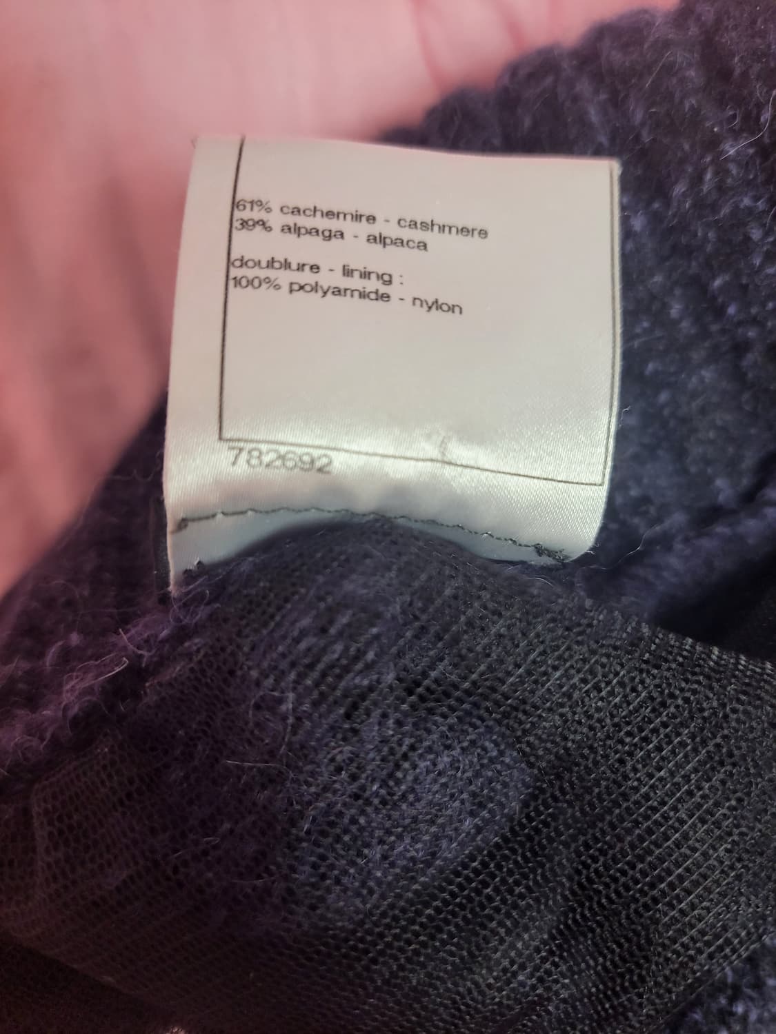 정품)급처상태좋음!샤넬 알파카 벌룬 호박 공주니트스커트 치마 리즈리사st 상품이미지6