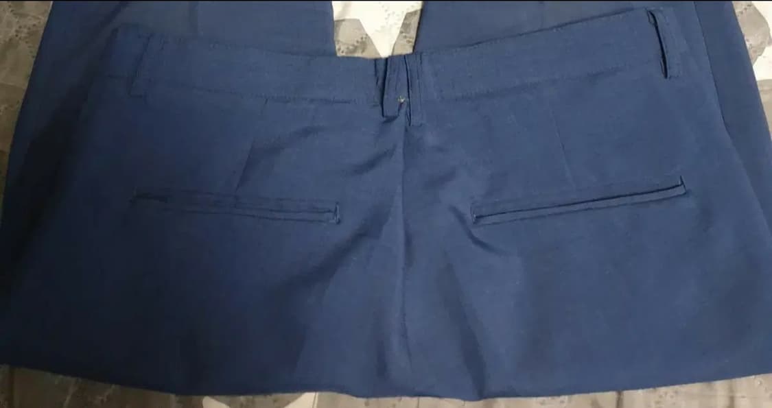 RUHE 슬림핏 린넨 싱글 투버튼 봄 여름용 수트셋업 네이비 (M) 상품이미지6