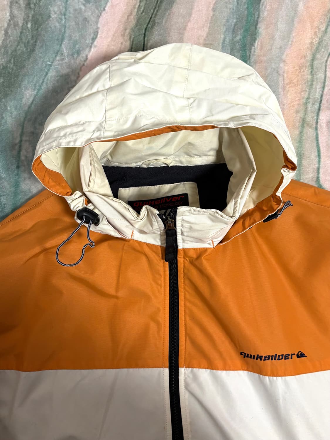 퀵실버 올드스쿨 배색 바람막이 자켓 상품이미지5