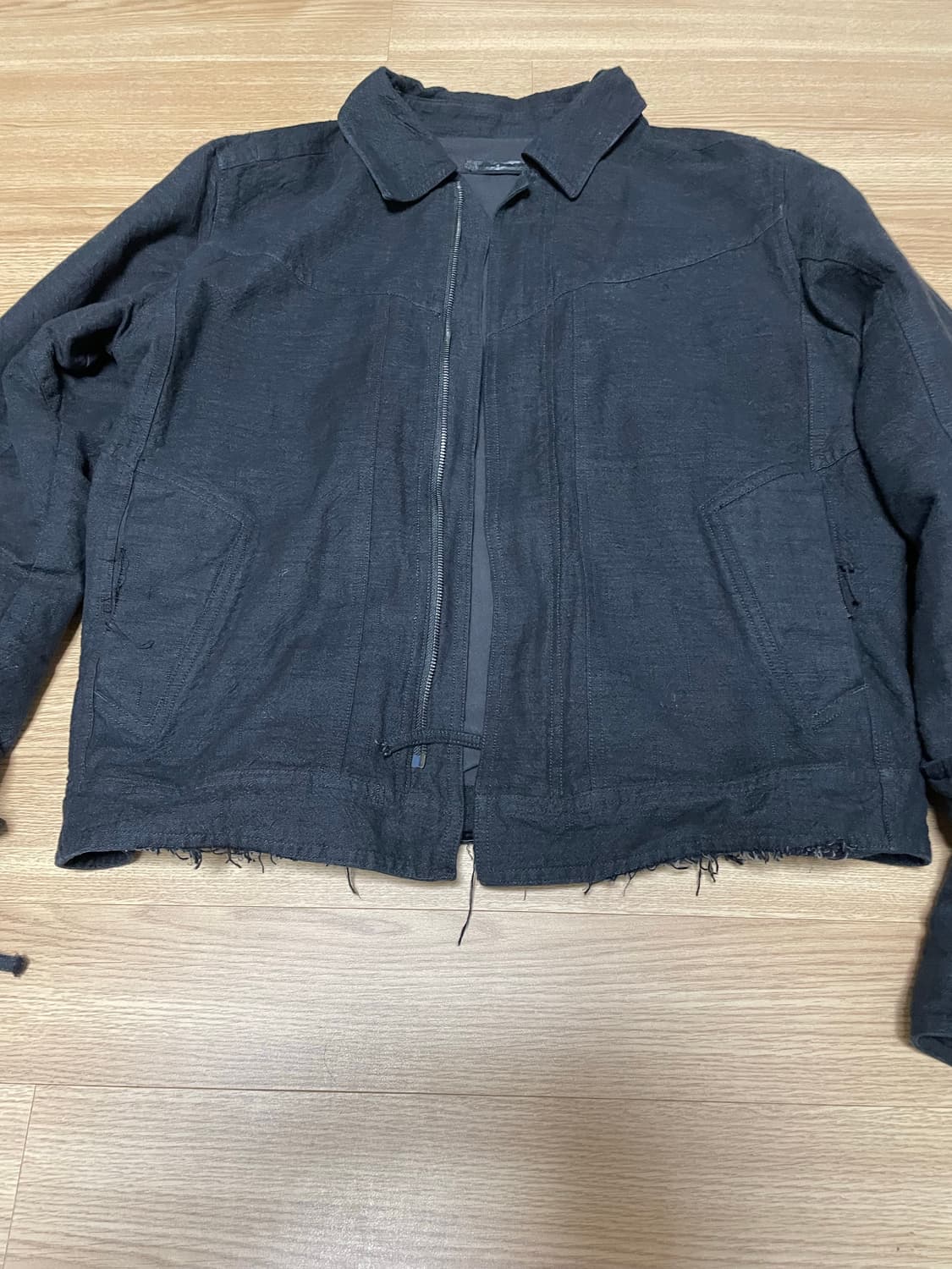 [L] blackmerle double sleeve blouson 상품이미지3