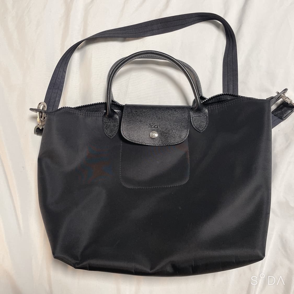 롱샴 르 플리아쥬 블랙 숄더 겸 크로스백 상품이미지1