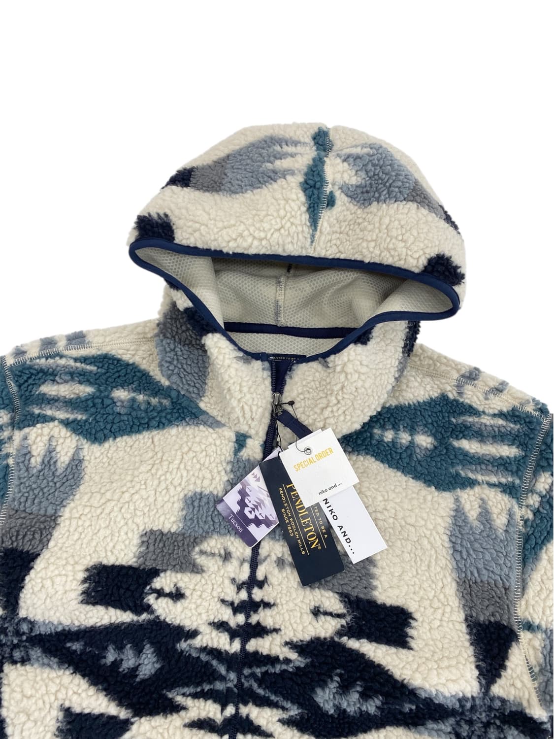 펜들턴 네이티브 페턴 보아 플리스 자켓 상품이미지3