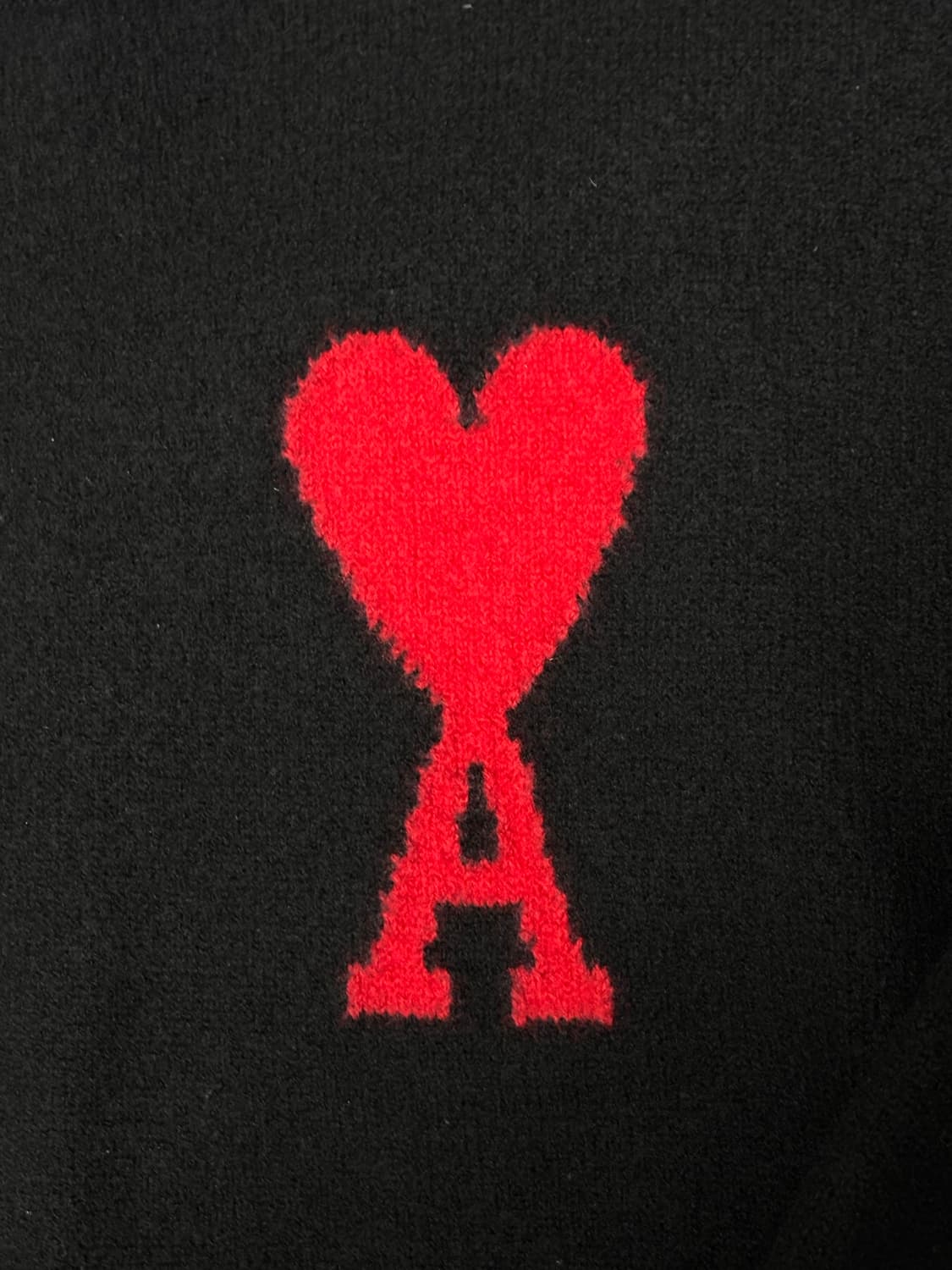 아미 인타르시아 빅하트 로고 니트 [M] 상품이미지3