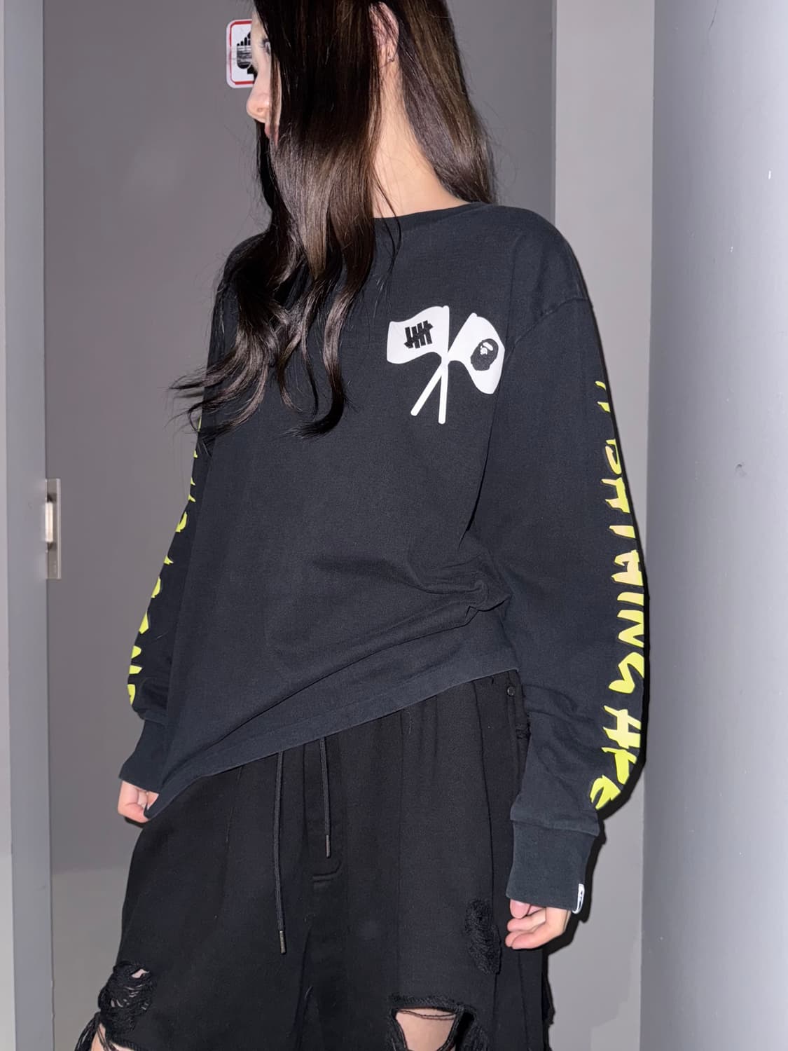 베이프 X 언디피티드 그래픽 티셔츠 상품이미지2