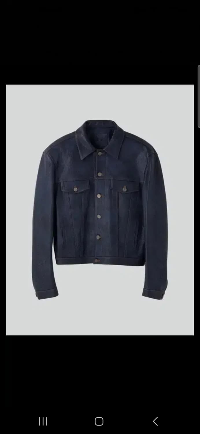 렉토 24fw 빈티지이펙트 데님레더 L사이즈 상품이미지1