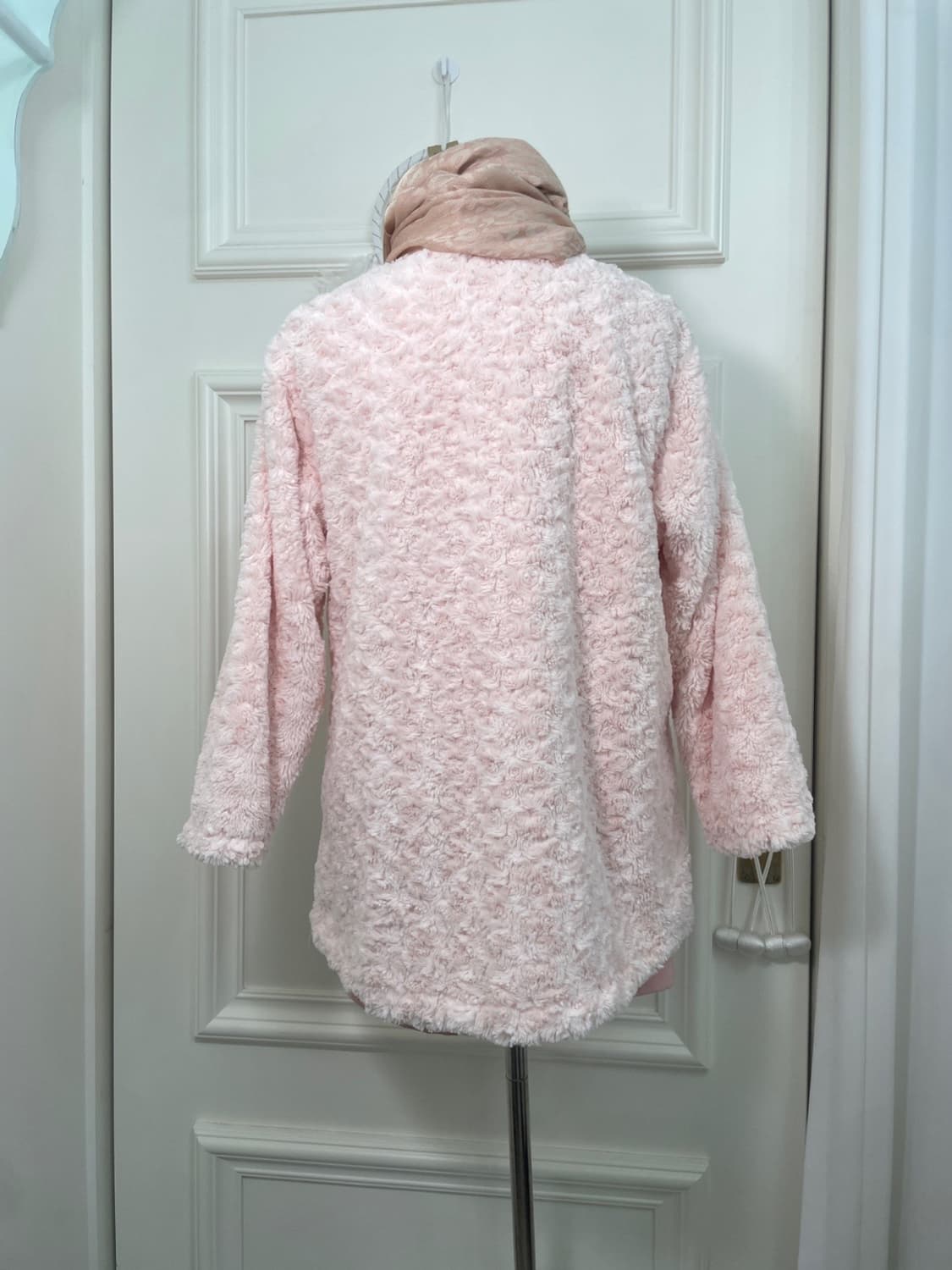 pink leopard y2k muffler 상품이미지4