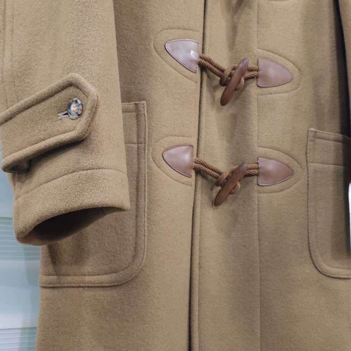 70-80s VAN JAC 빈티지 후드 더플코트- 우먼M 상품이미지5