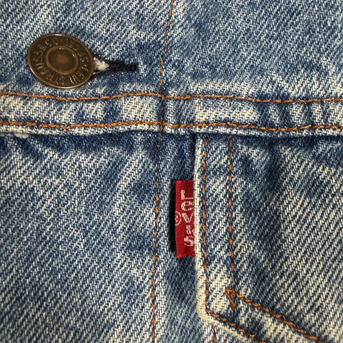빈티지 리바이스 크롭 데님 자켓 Levis Cropped Jacket 상품이미지5