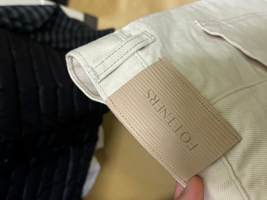 포트너스 Curve Maxi Cream 데님 팬츠 XL 상품이미지3