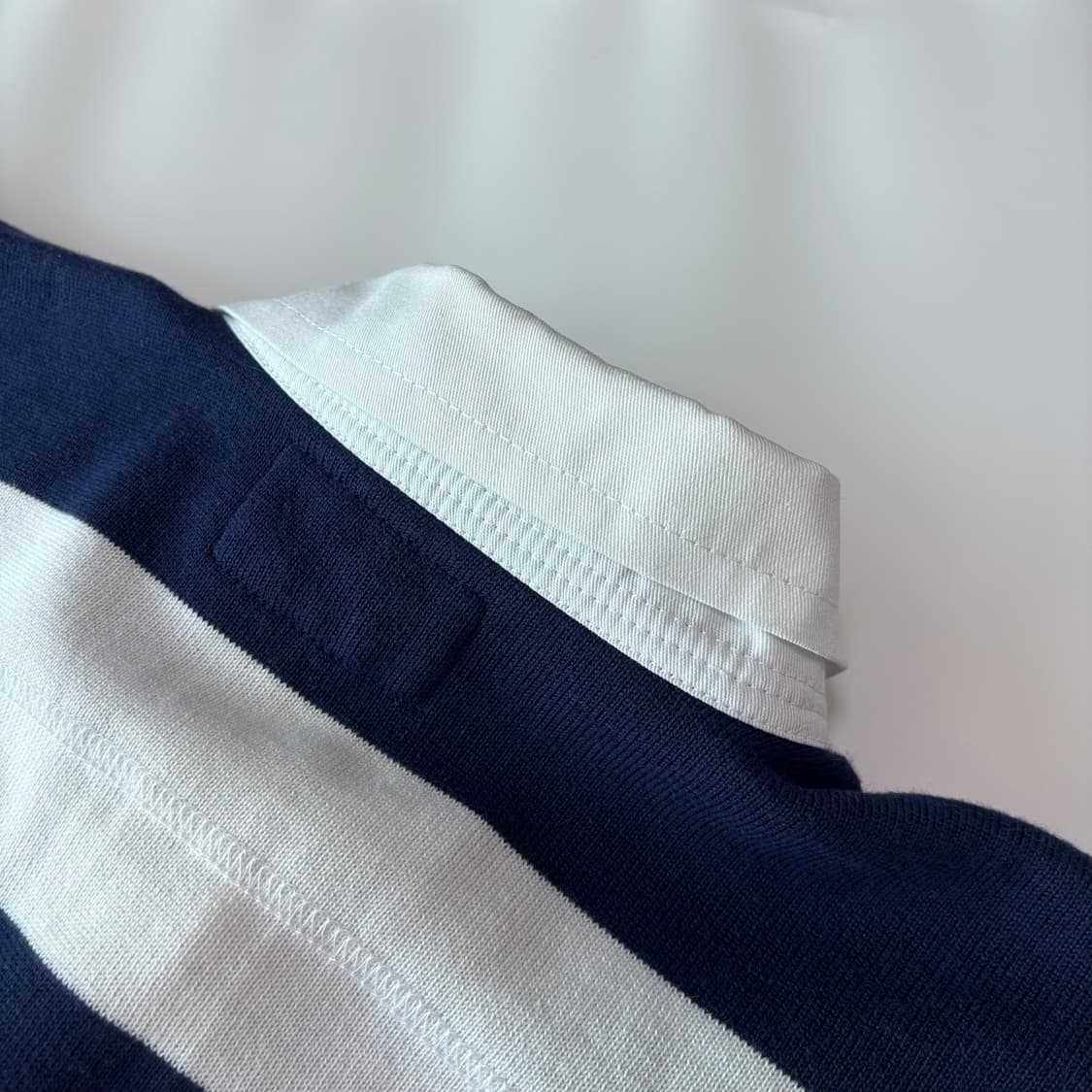 CONVERT 빈티지 네이비 스트라이프 럭비 셔츠 상품이미지4