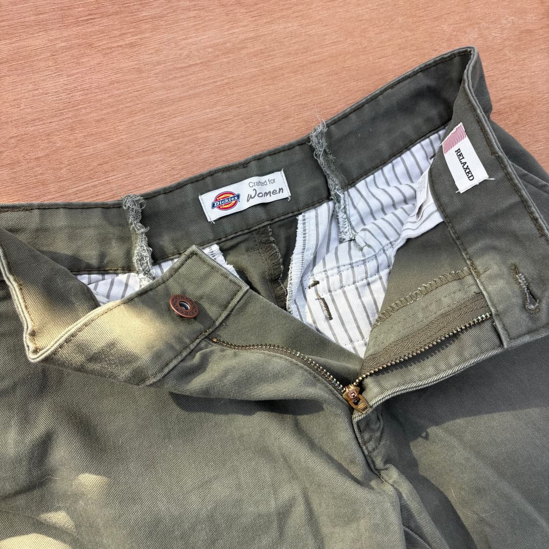  Dickies Women Cargo Pants Olive Green   상품이미지4