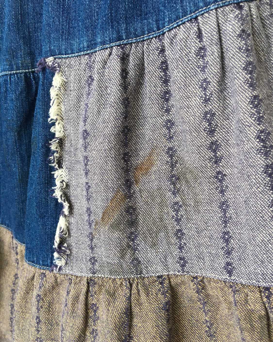 Patch work skirt 상품이미지5