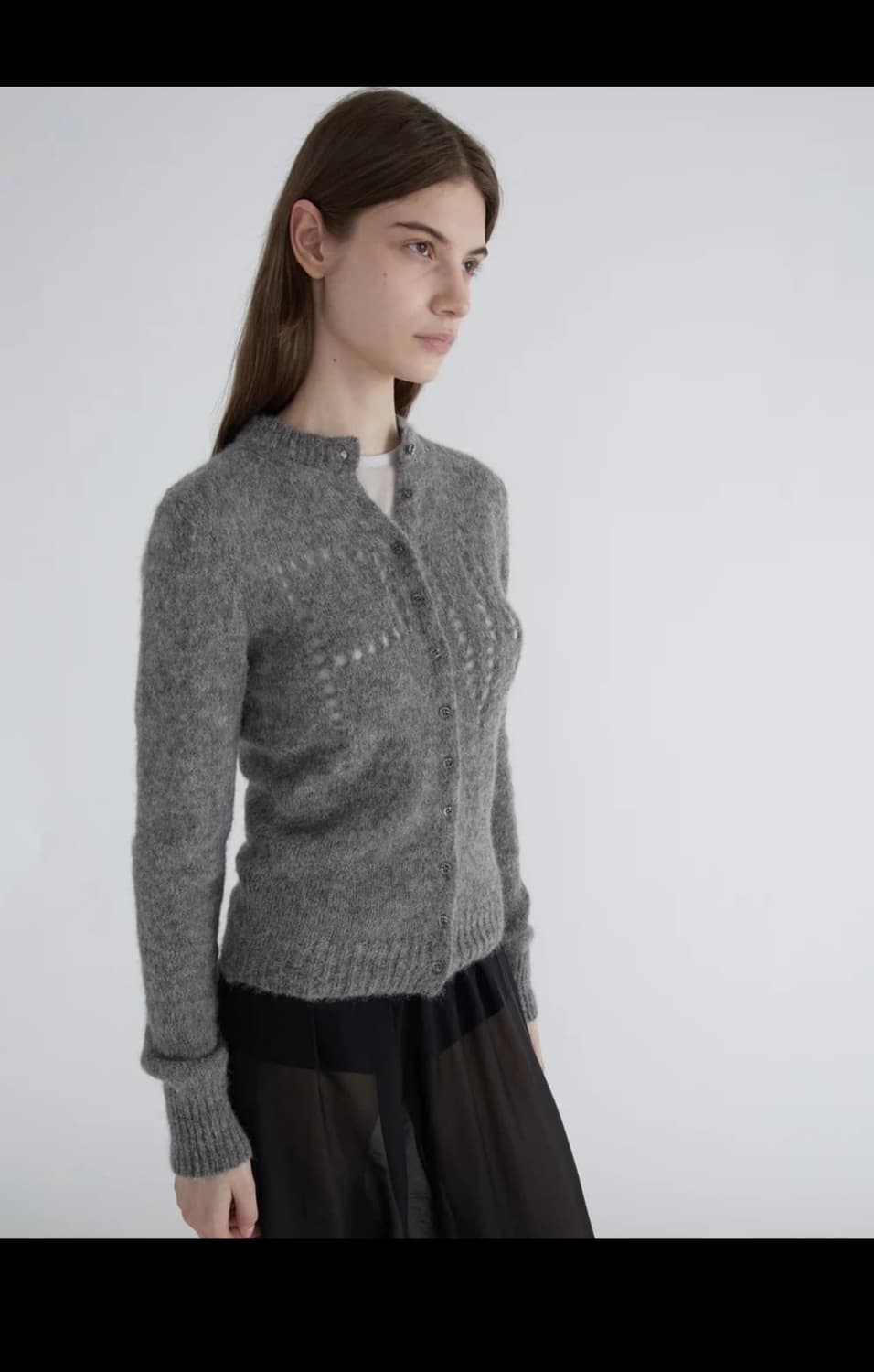 (XS,S,M) 팔로마울 도브 컷아웃 가디건 25FW 상품이미지3