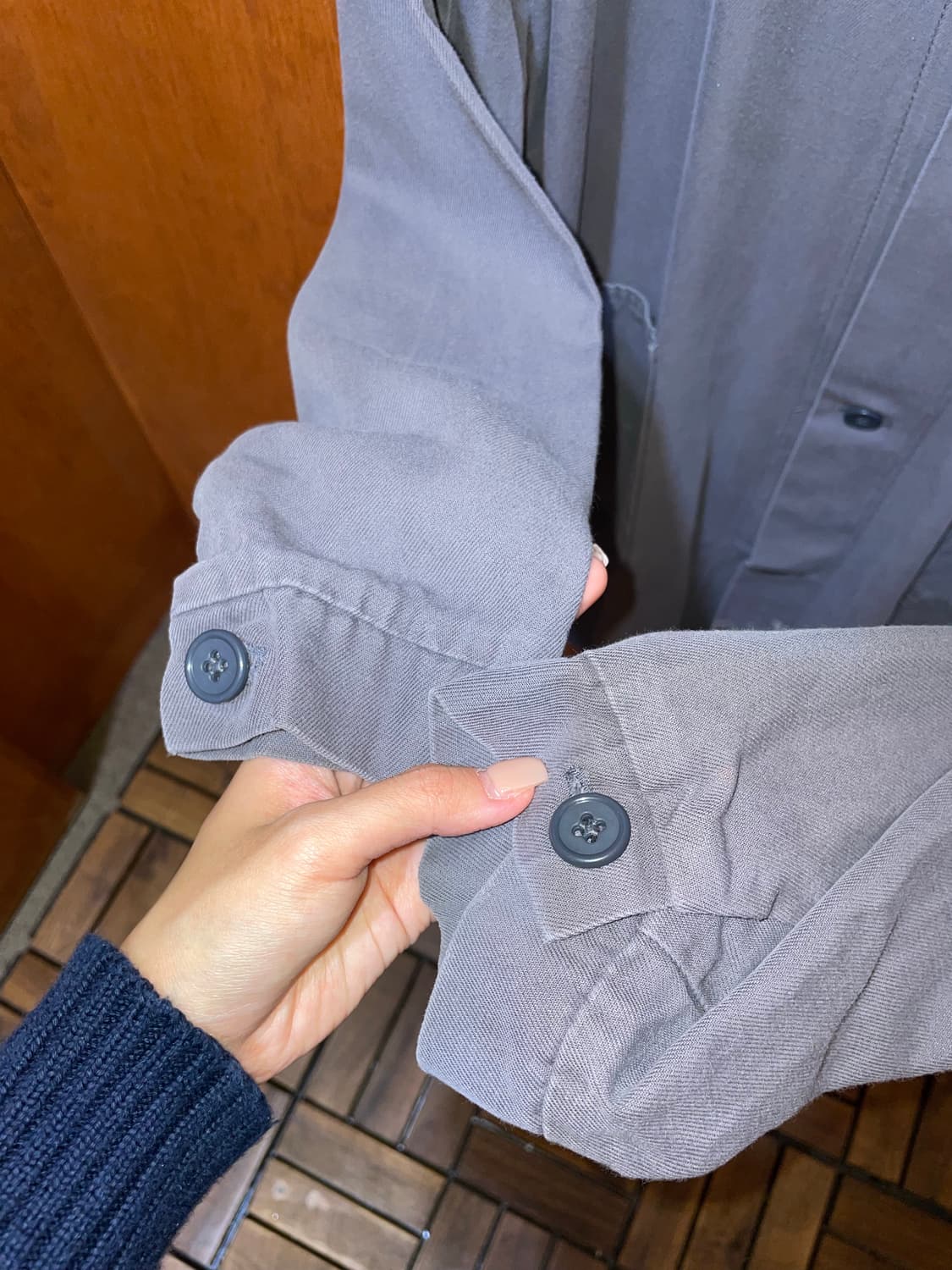 빈티지 프렌치 워크 코트 자켓 상품이미지7